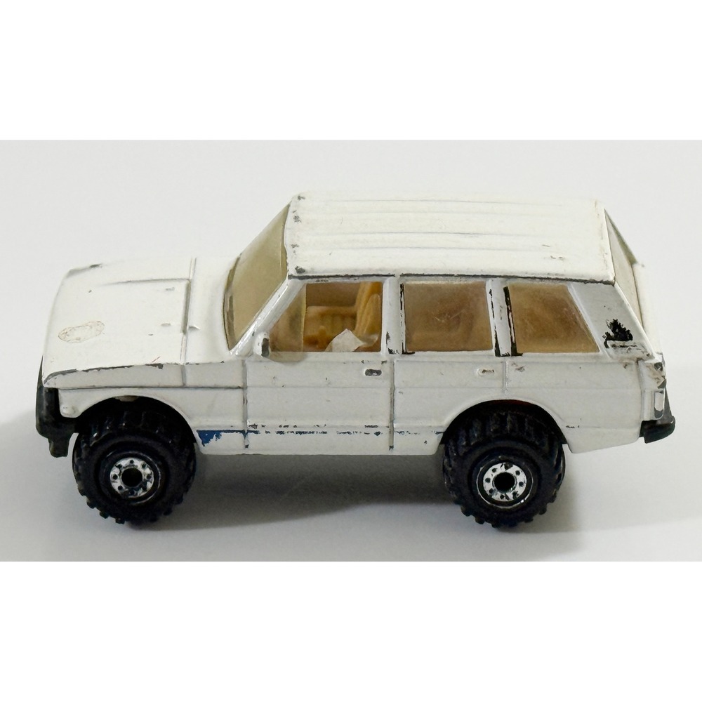 Hot Wheels Range Rover Kids 1:64 White Vintage 1989 Mattel 4x4 Diecast‎ Toy Car